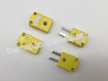 Chine Mini type thermoplastique mâle de prise de thermocouple de K et mini taille femelle fournisseur